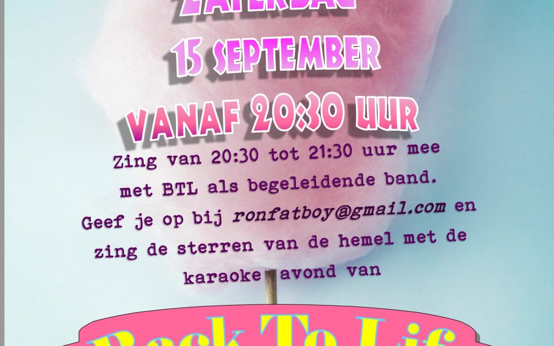 Karaoke met Back to Life