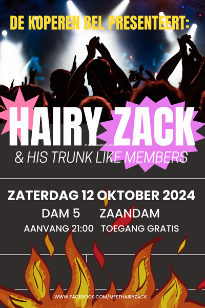 Hairy Zack en band 12 oktober 2024