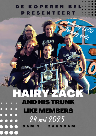 Hairy Zack Live op de Dam in Zaandam